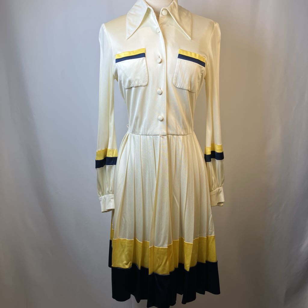 70s Fred Perlberg Pleated Dress