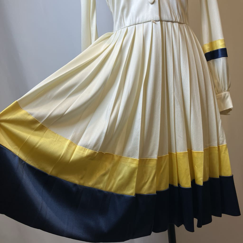 70s Fred Perlberg Pleated Dress