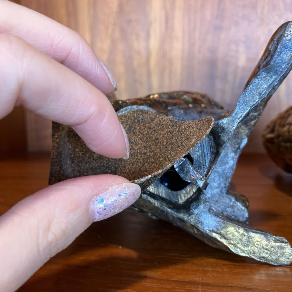 Vintage Metal Owl Bookends