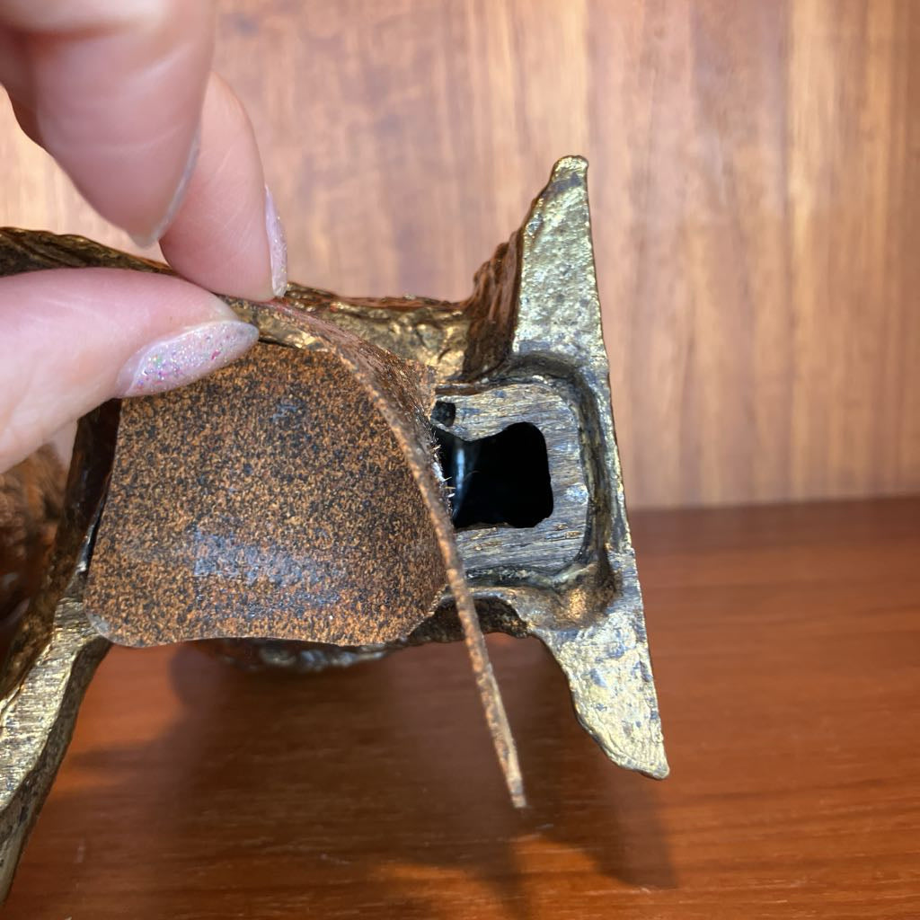 Vintage Metal Owl Bookends