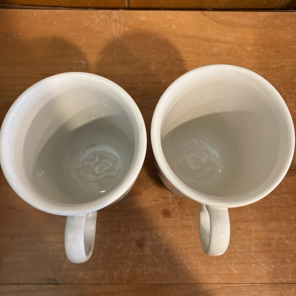 Vintage Set of 2 Swallowtail Kite Mugs