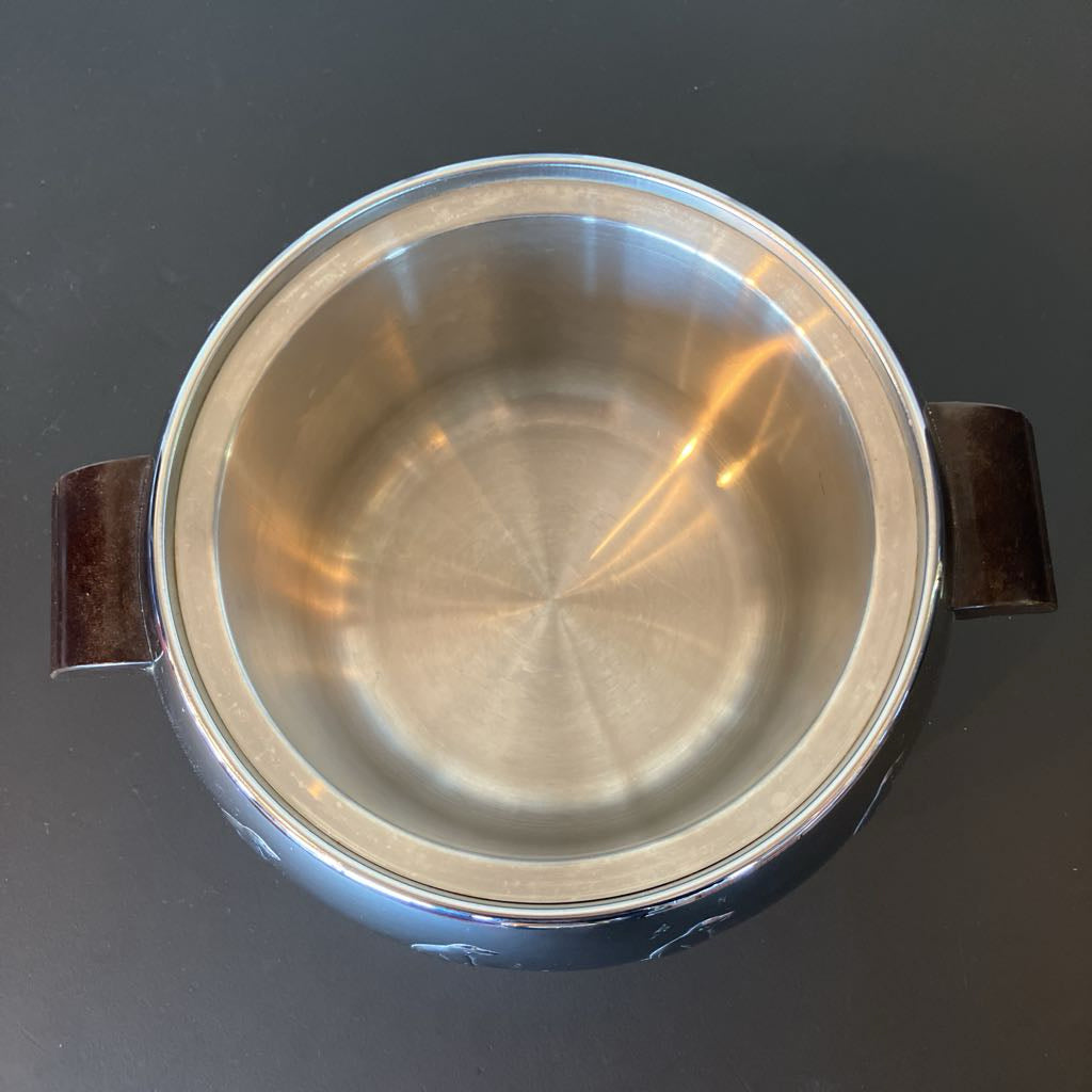 Vintage West Bend "Penguin" Ice Bucket with Bakelite Handles