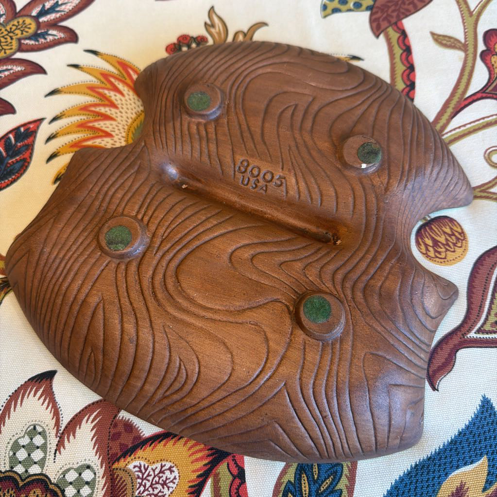 Green Pottery Ashtray