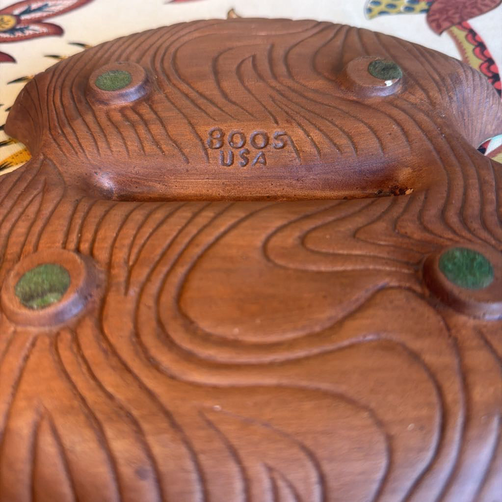Green Pottery Ashtray
