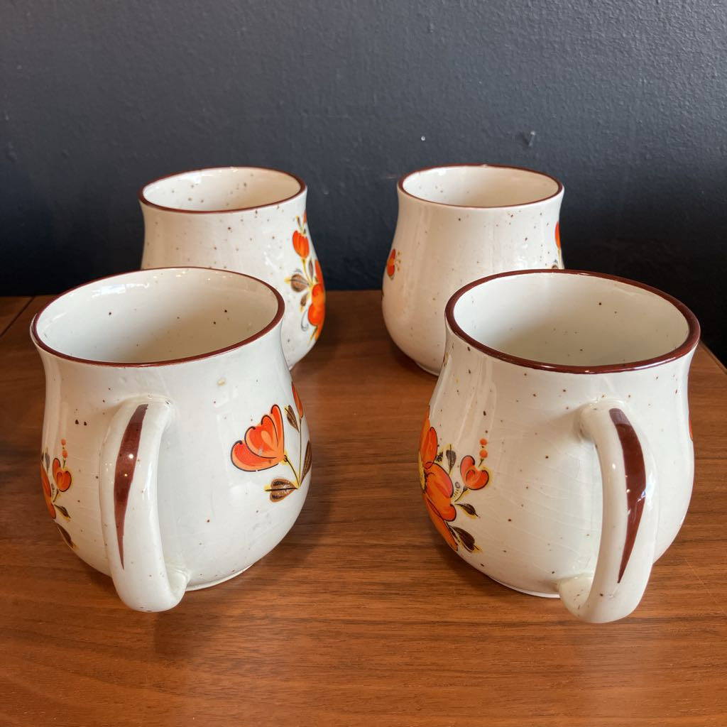 1970s Valencia Stoneware Tea Pot Set