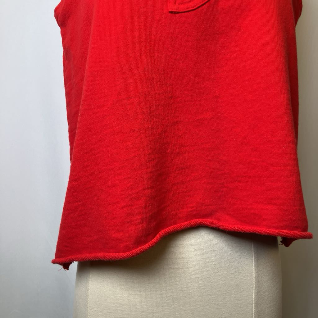 1980s Red Crop Tank by Wrapper