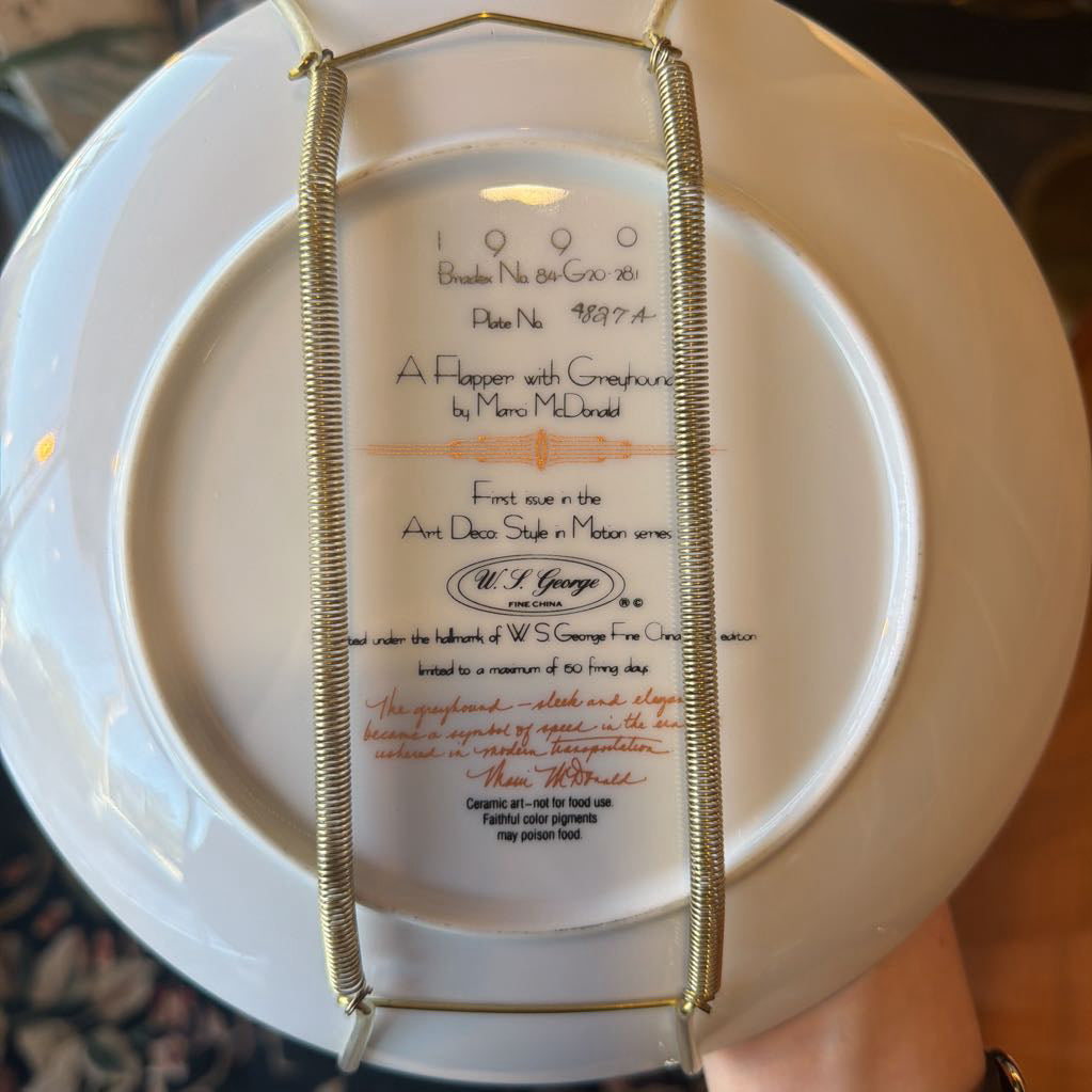 Flapper w Greyhounds Plate