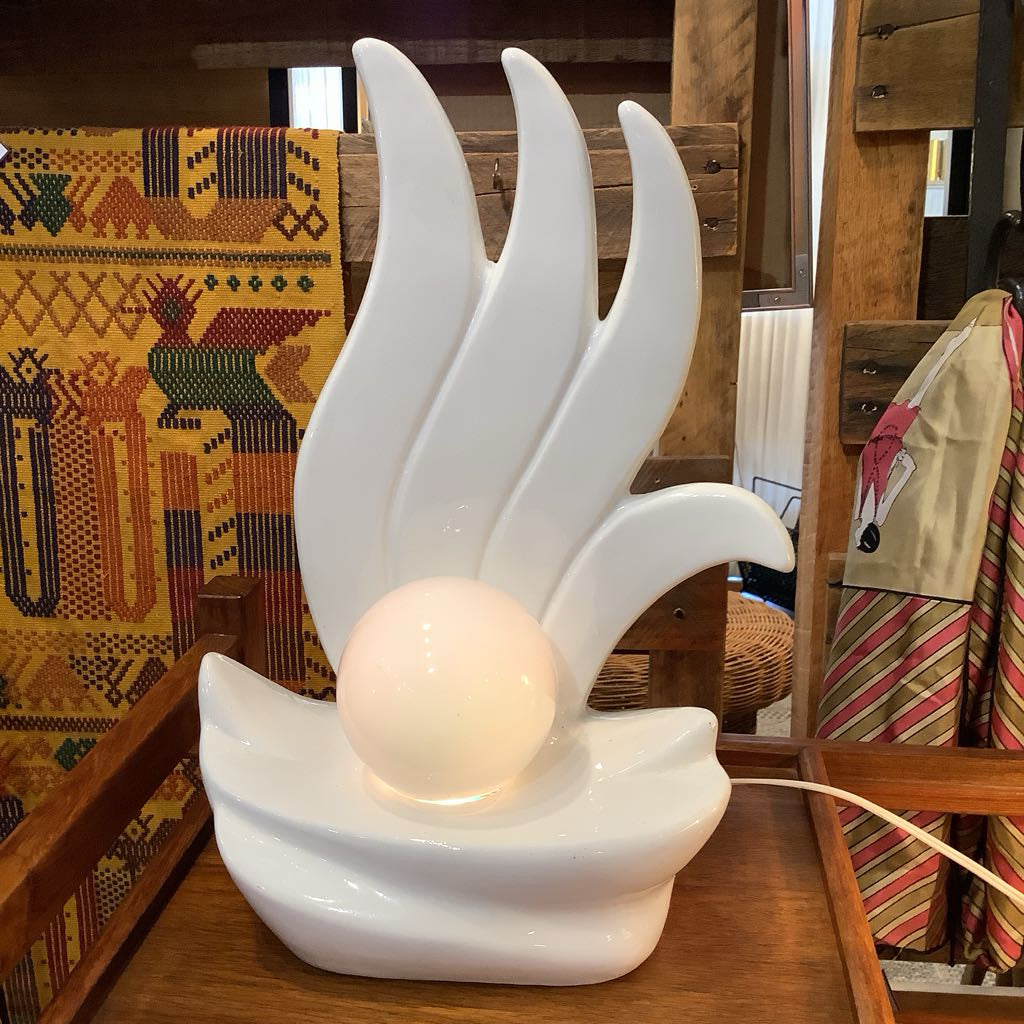 1980s Globe Wave Lamp