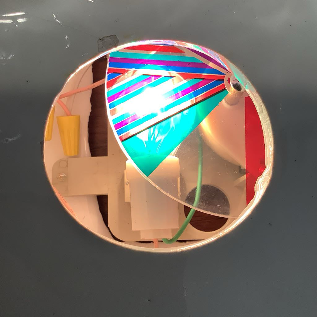 1980s Globe Wave Lamp