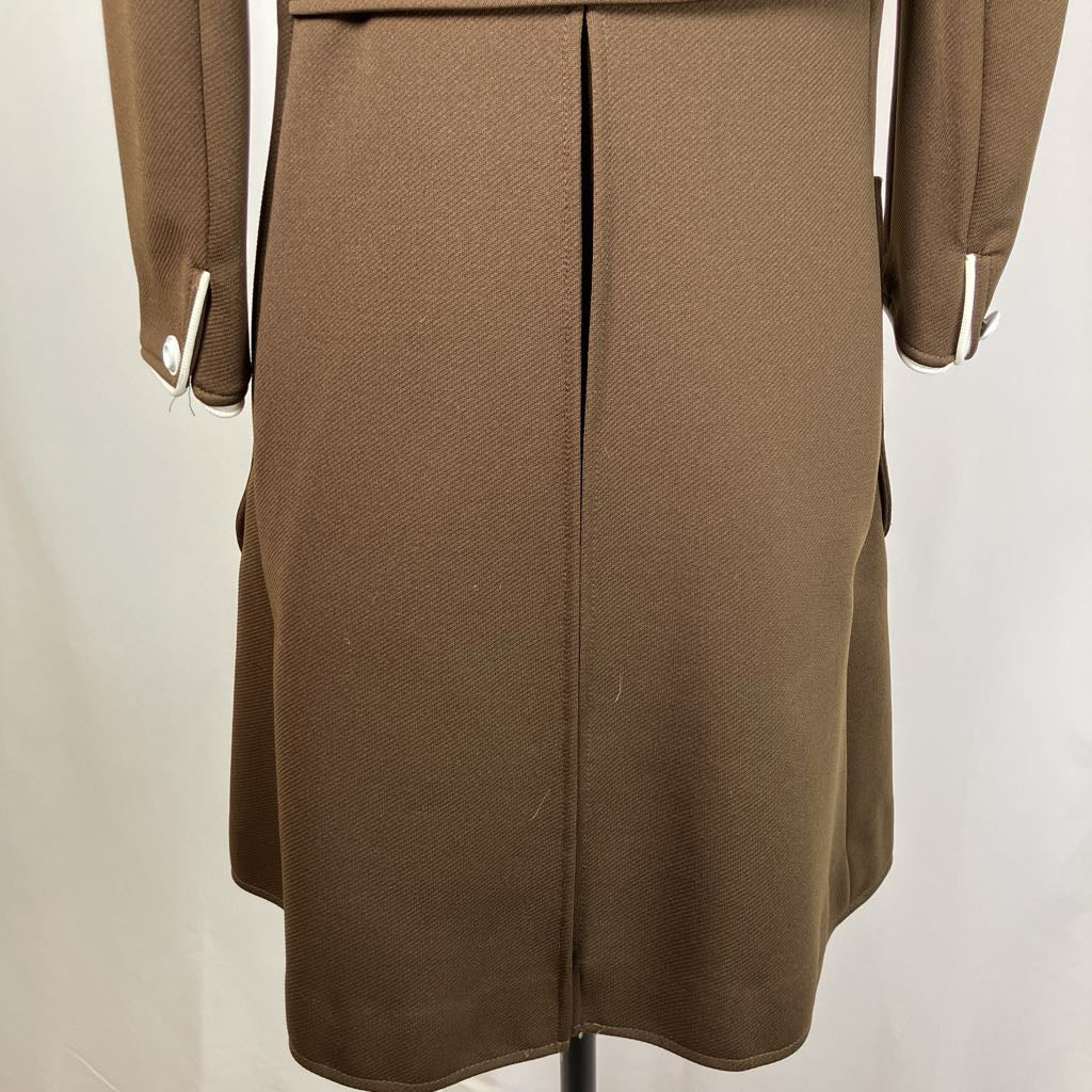 Butte Knit Brown Polyester 60s Vintage Coat