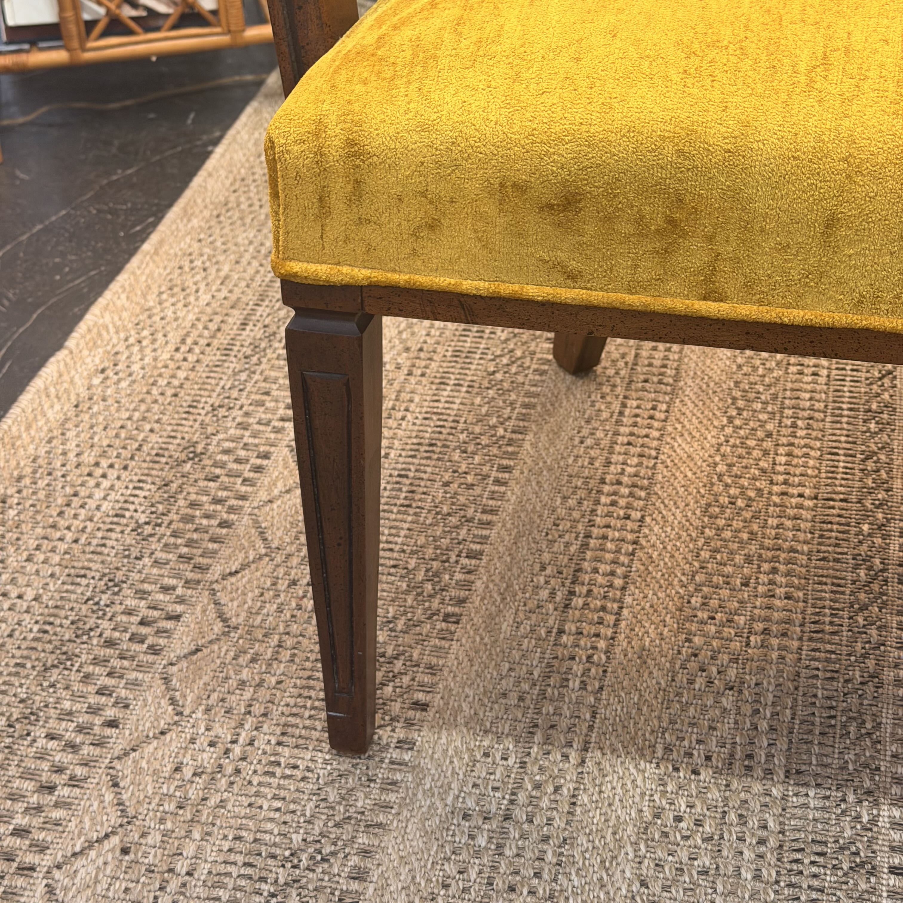 Vintage Cain Back Chair Gold Seat