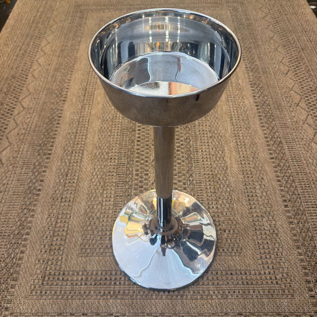 Vintage Chrome Champagne Bucket