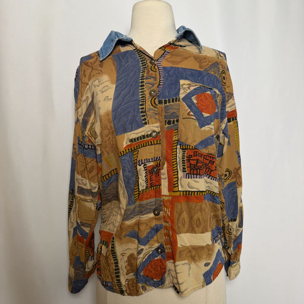 1990s No Barriers Button Up Shirt