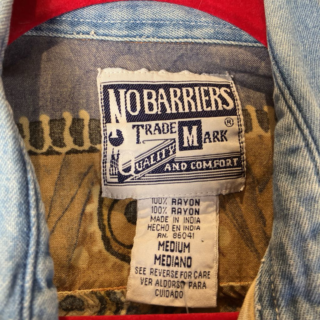 1990s No Barriers Button Up Shirt