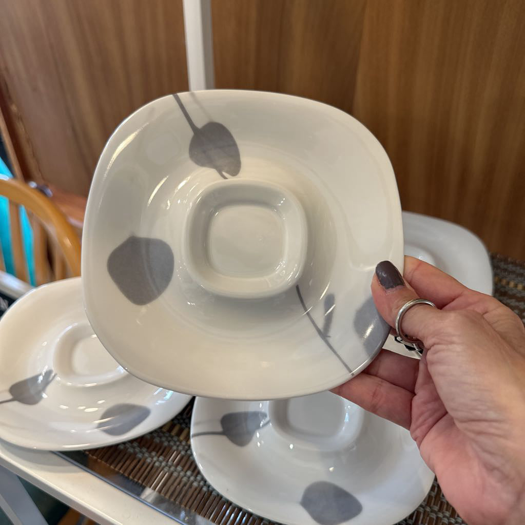 1970s MCM Gerald Gulotta for Langenthal Switzerland Espresso Coffee Service Block in Transition Shadows Set of 11 Pieces
