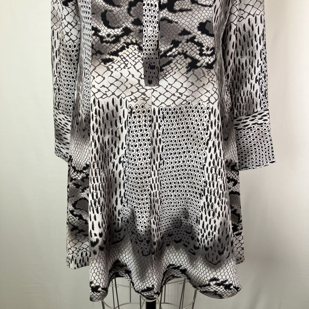 Natori Python Print Shirt Dress