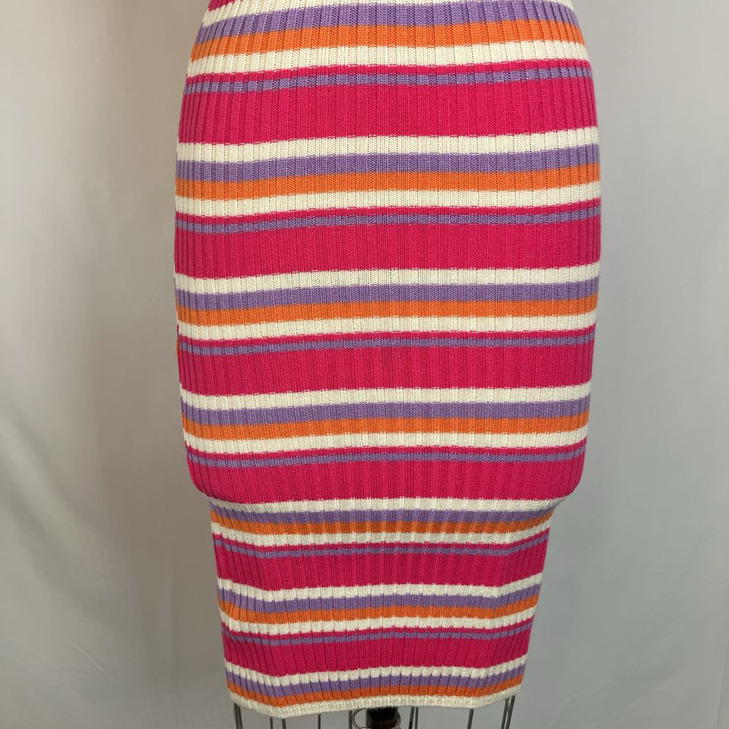 Ribbed Knitted Tube Dress