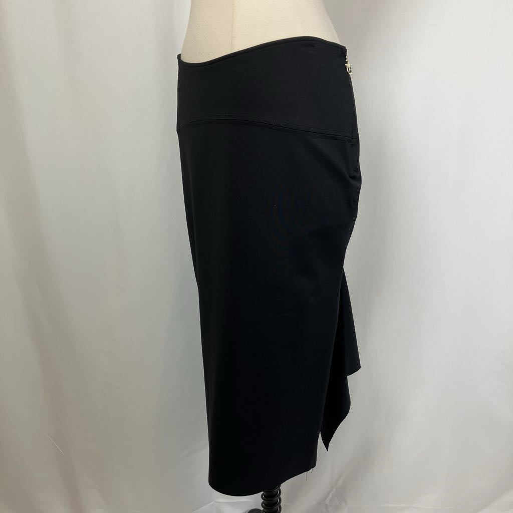 1990s Gucci Black Pencil Skirt w/ Back Side Slit