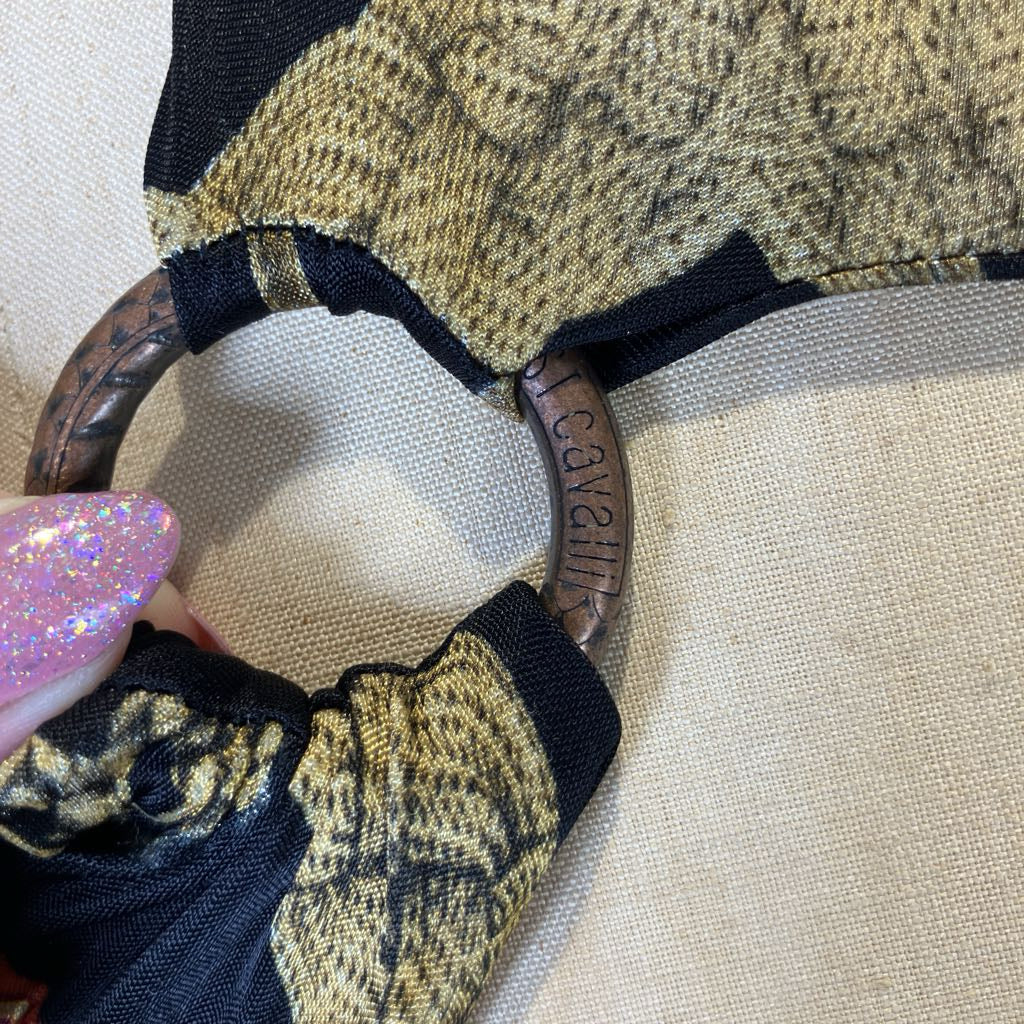 Cavalli on the metal hooks