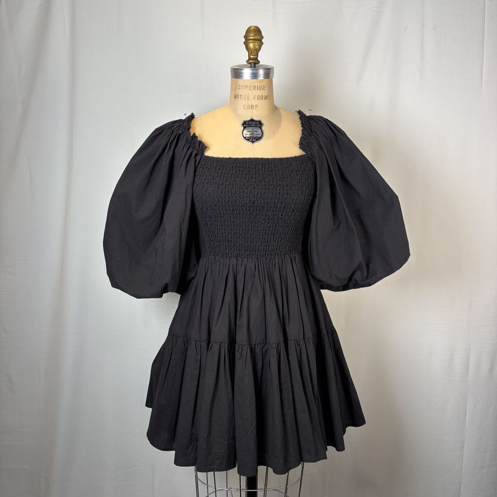 Sophie The Label Black Puff Designer Dress