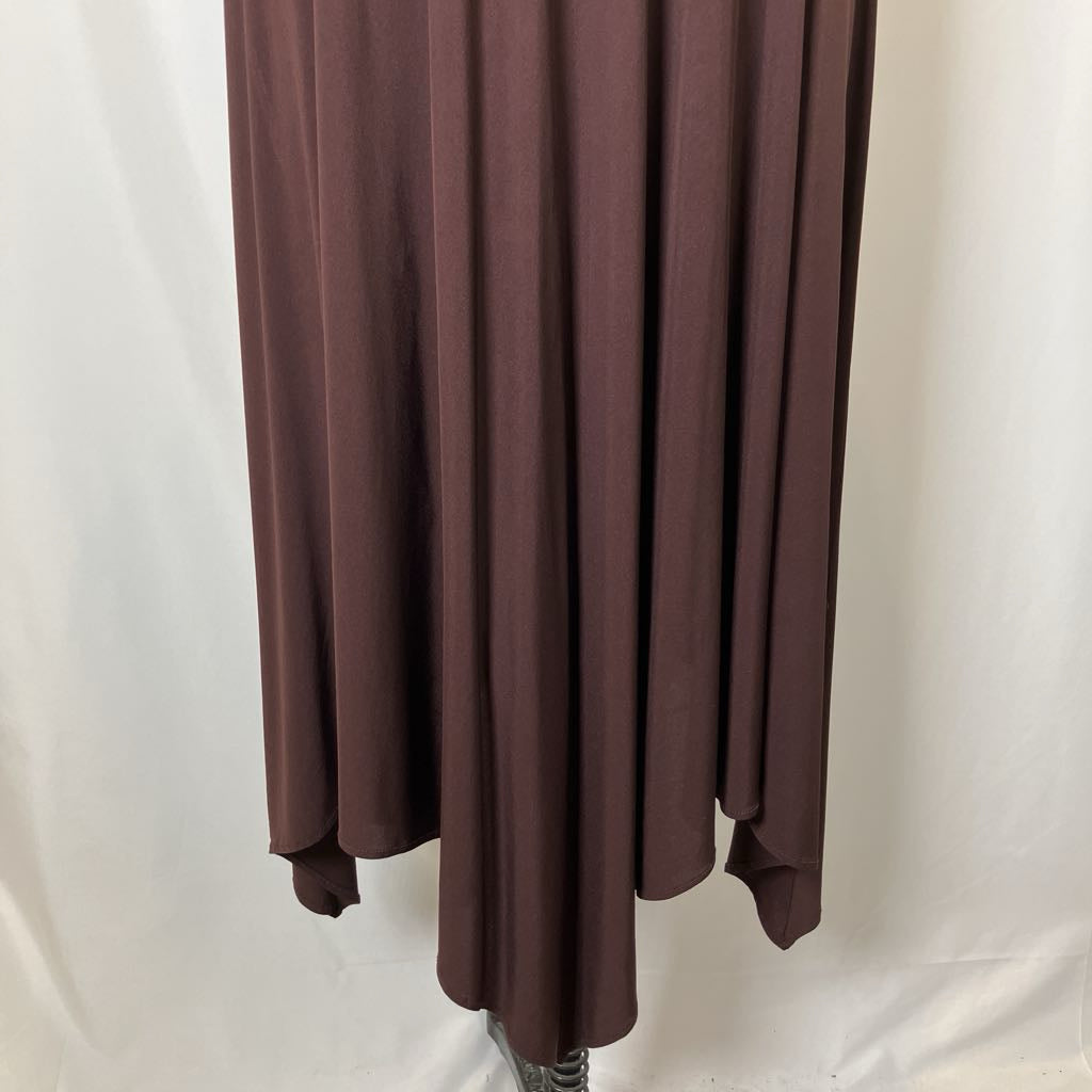 Brown skirt on a white background