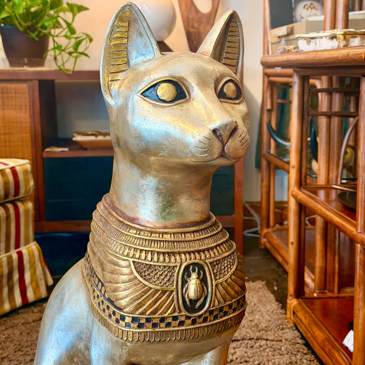 Vintage AW Design Bastet Cat Statue