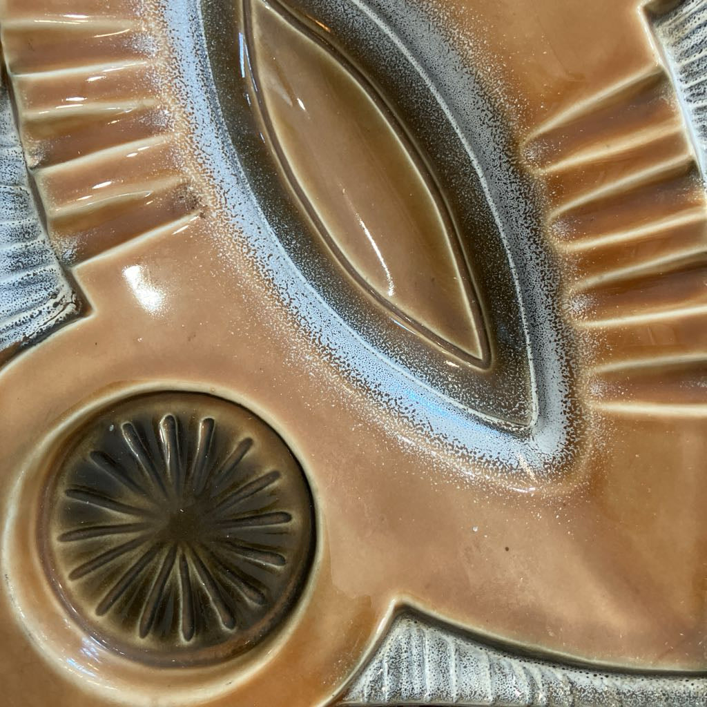 Mid-Century Ashtray with Cup Holders