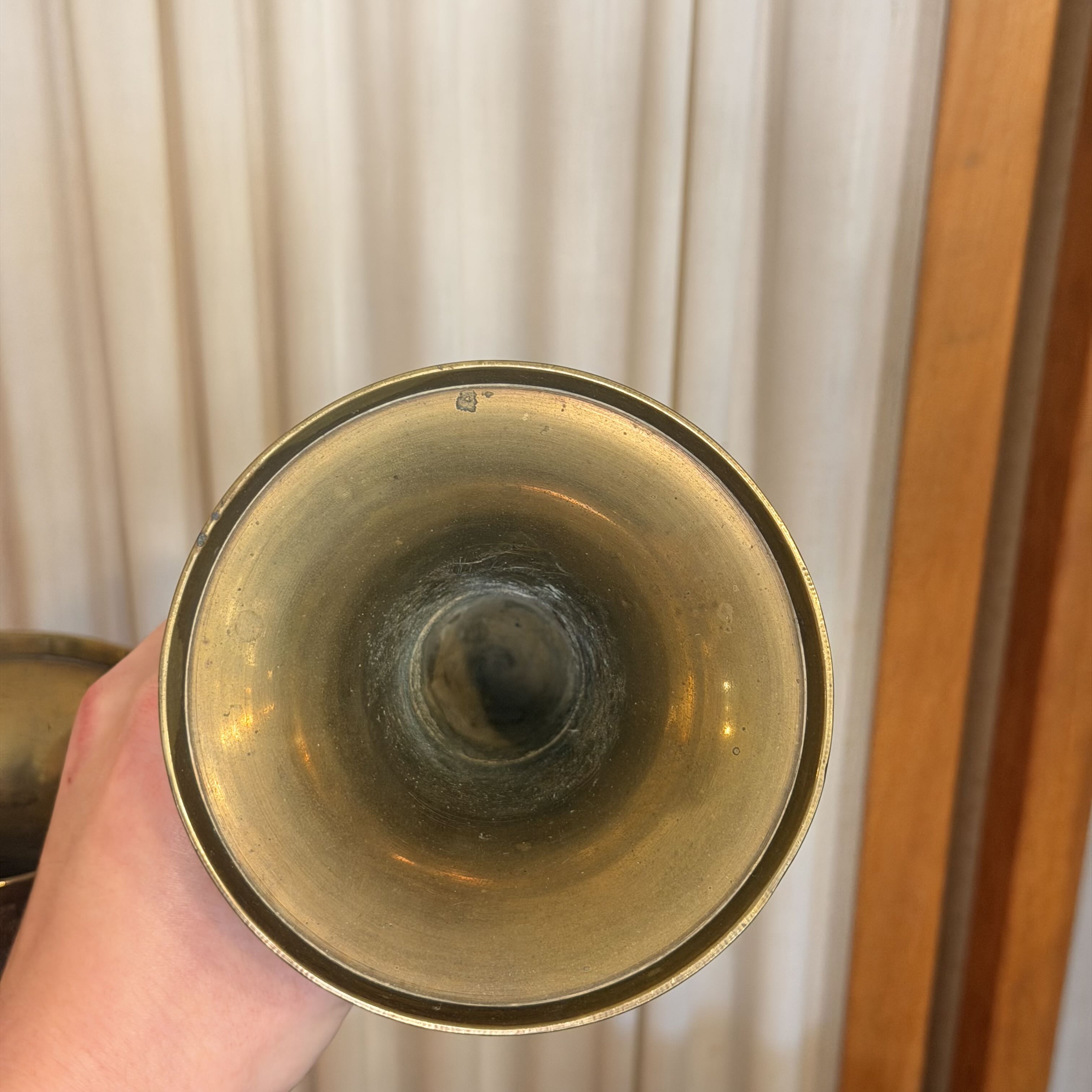 Indian Brass Vases set of 2