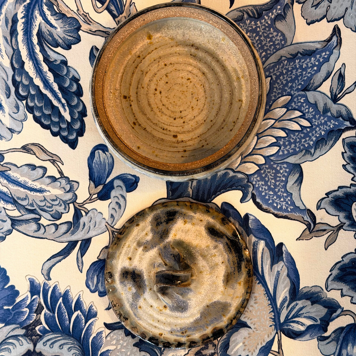1960s Pottery Bowl w/ Lid