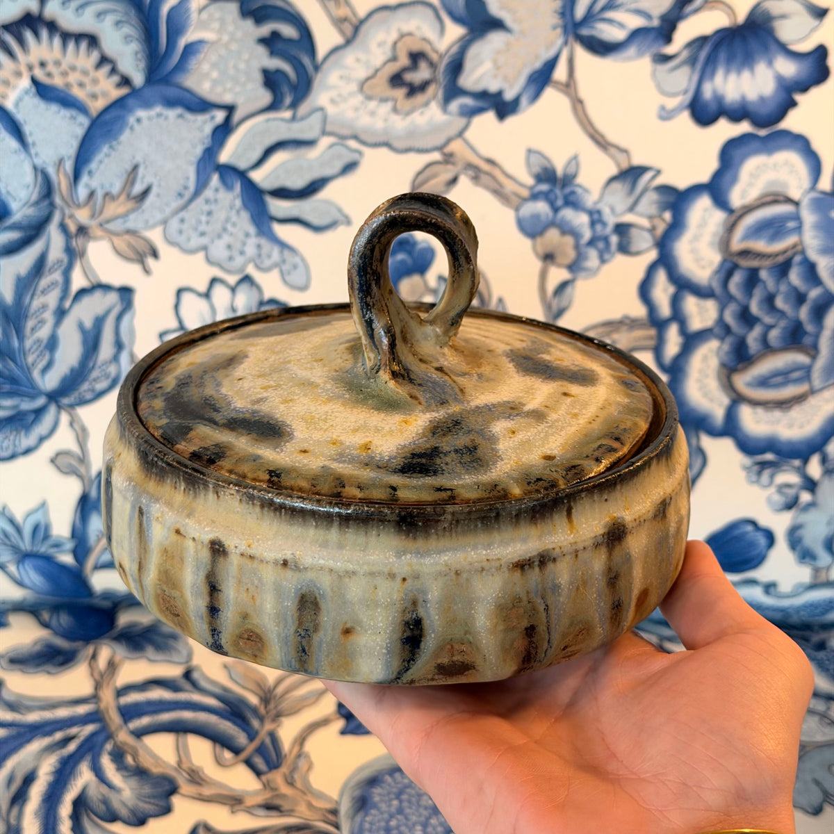 1960s Pottery Bowl w/ Lid