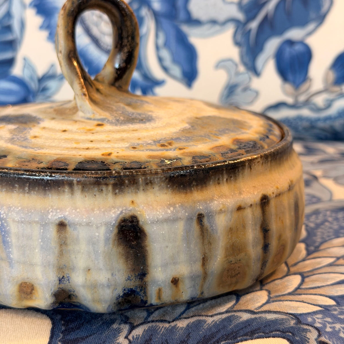 1960s Pottery Bowl w/ Lid