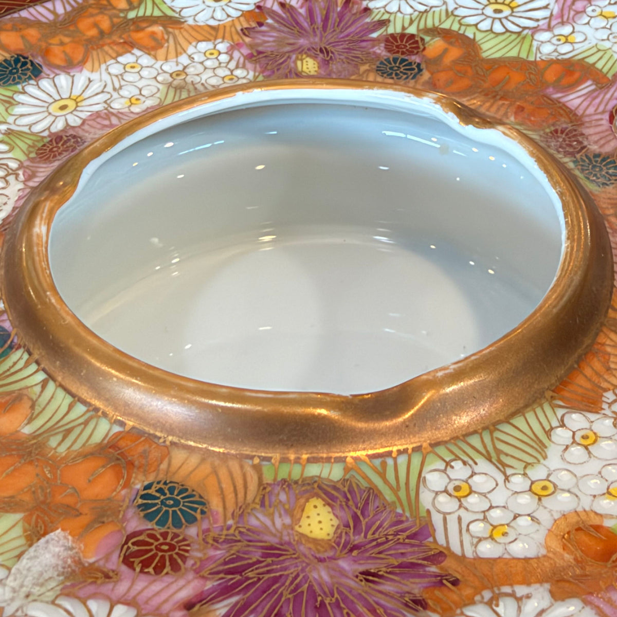 Japanese Floral Ashtray