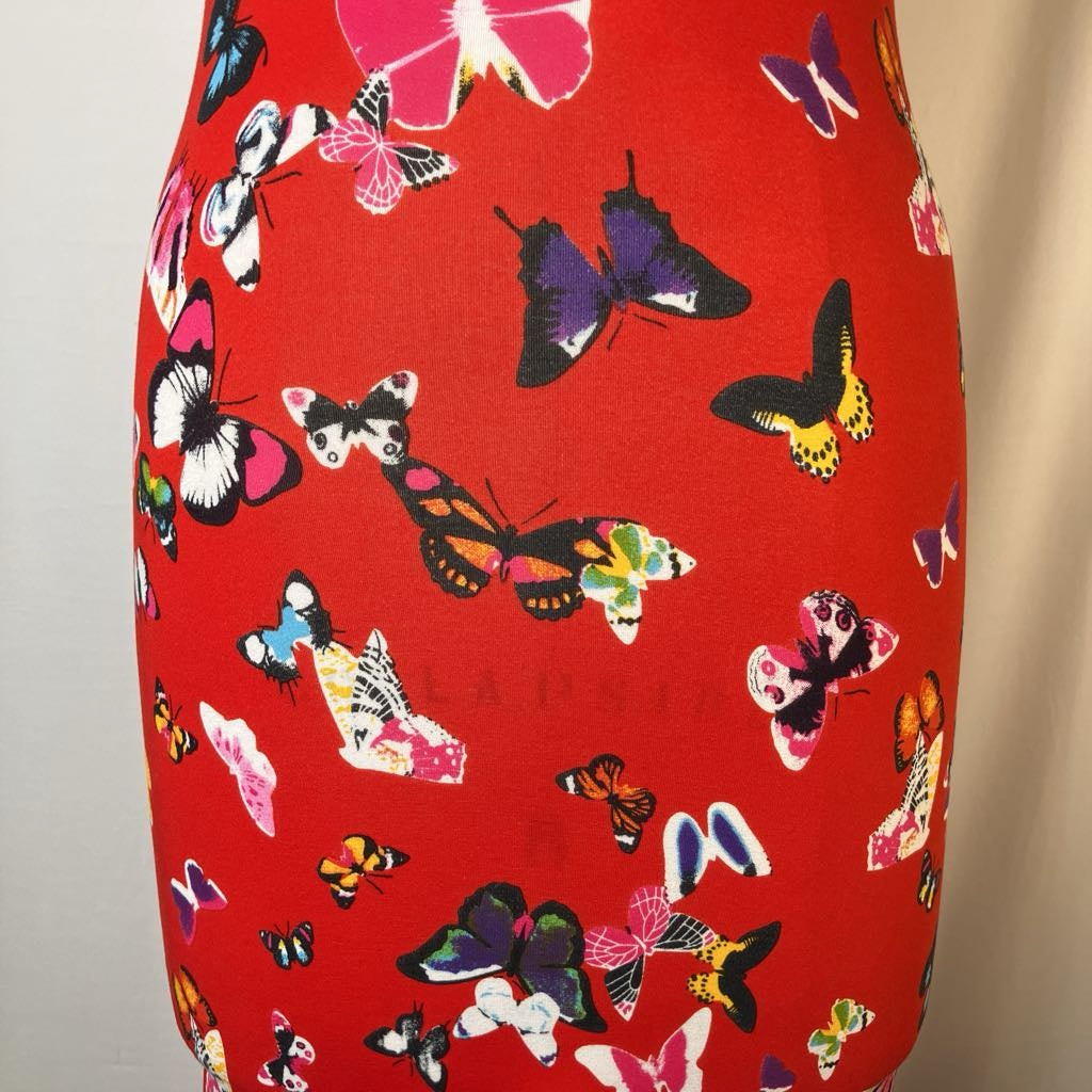Red Butterfly Maxi Dress