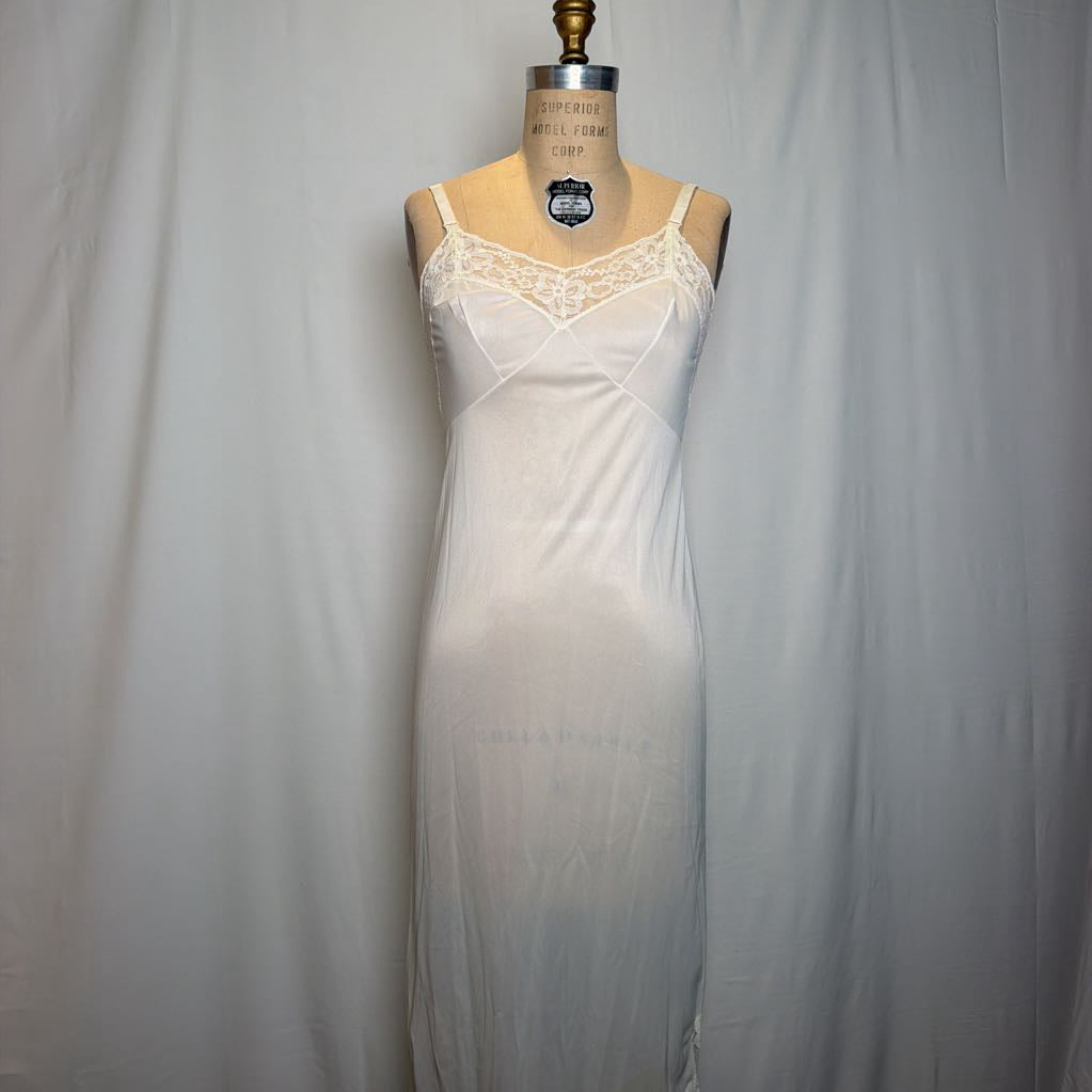 Vintage Montgomery Ward Cream Slip Dress