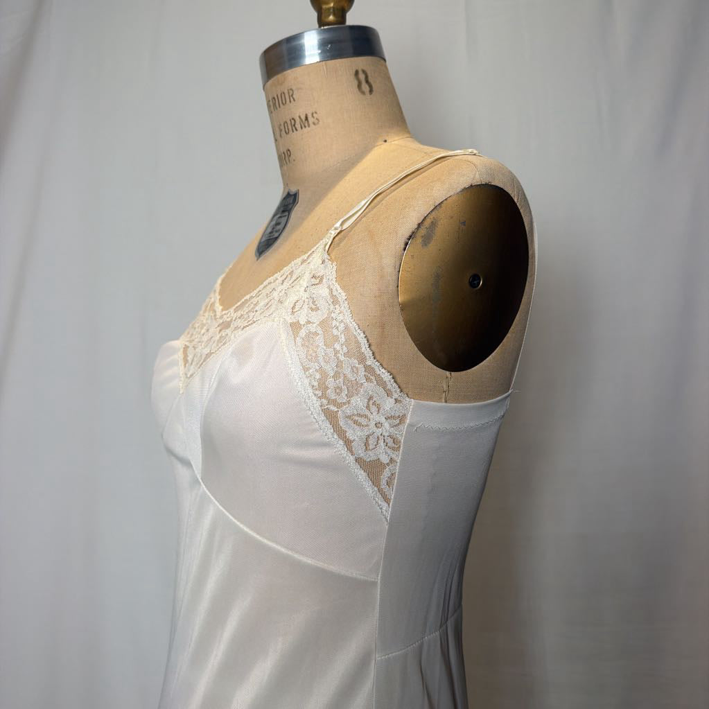 Vintage Montgomery Ward Cream Slip Dress