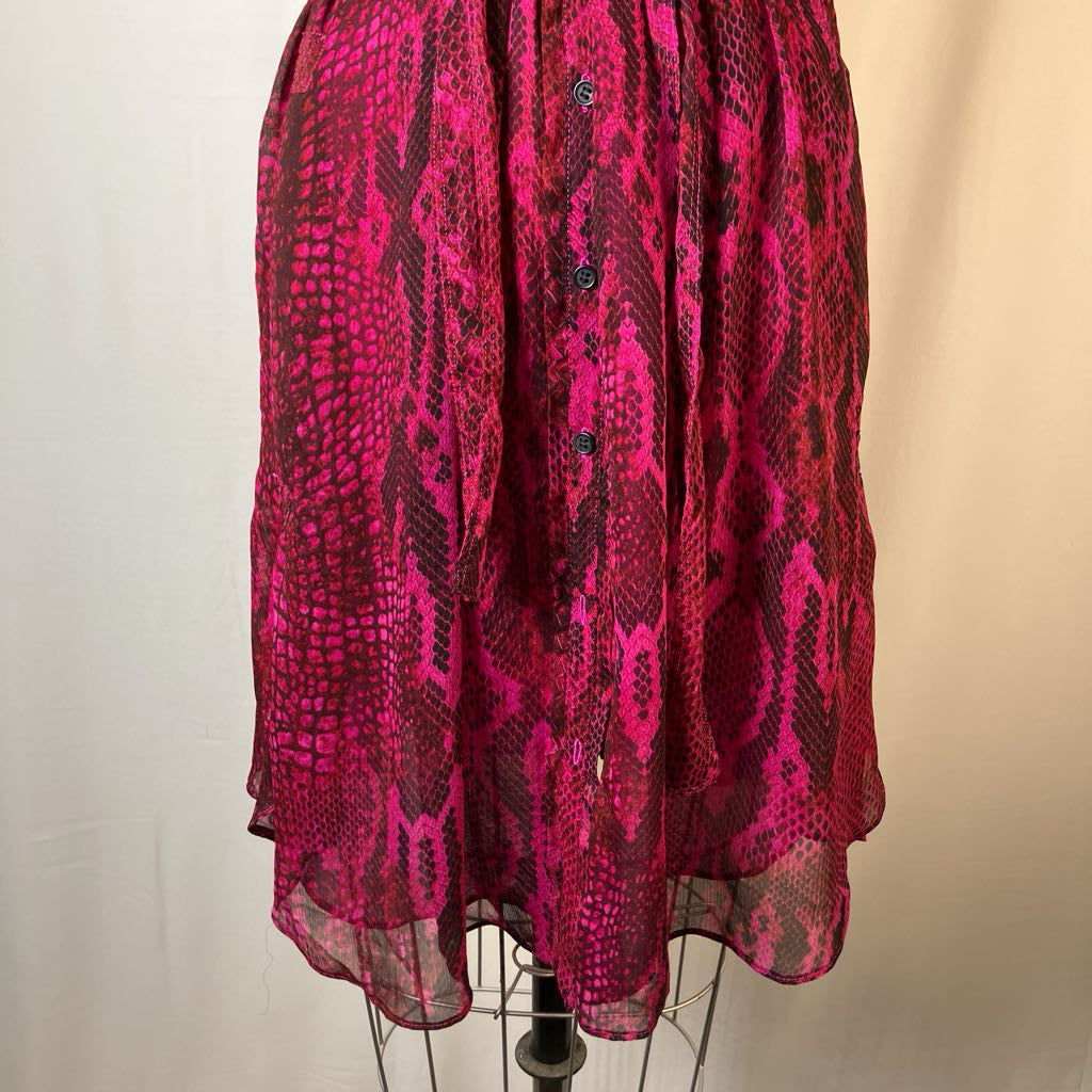 Anne Klein Pink Snake Dress