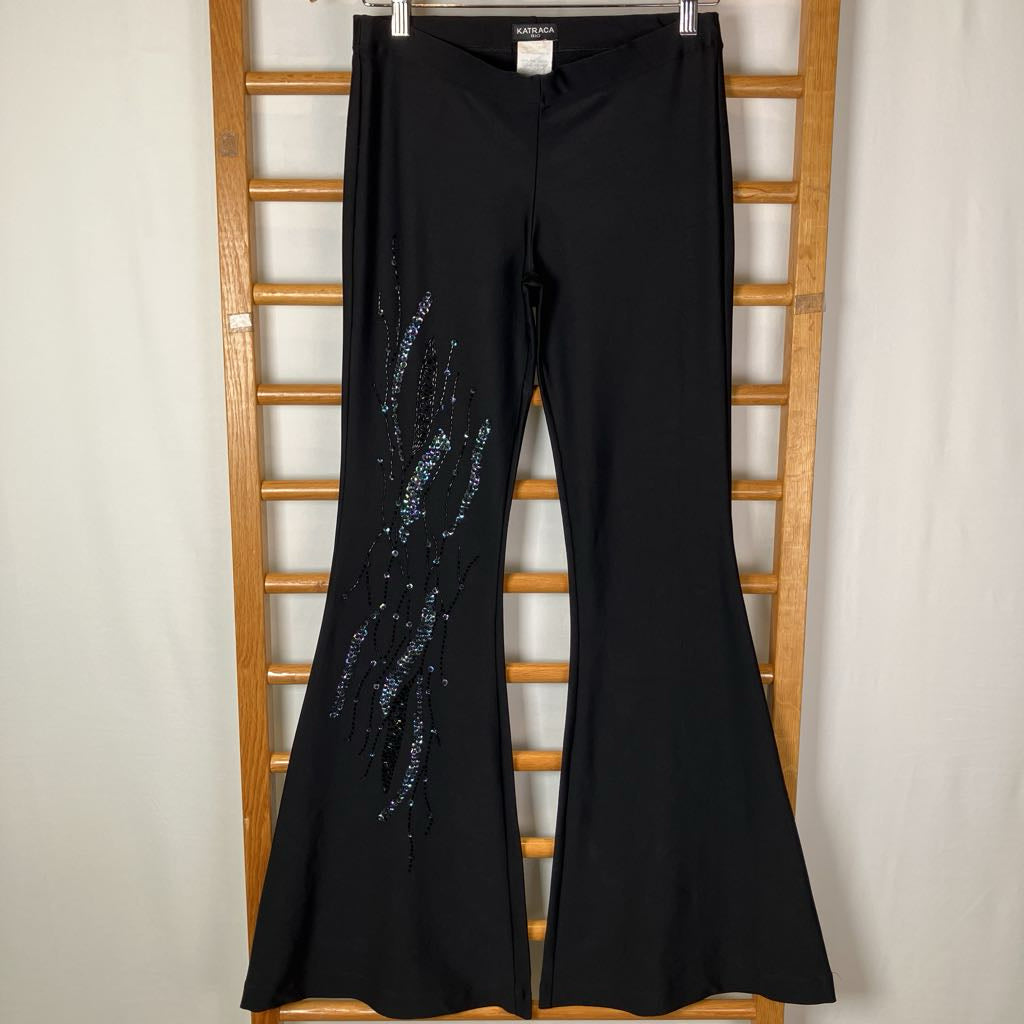 1990s Katraca Rio Bell Bottoms with Sequins