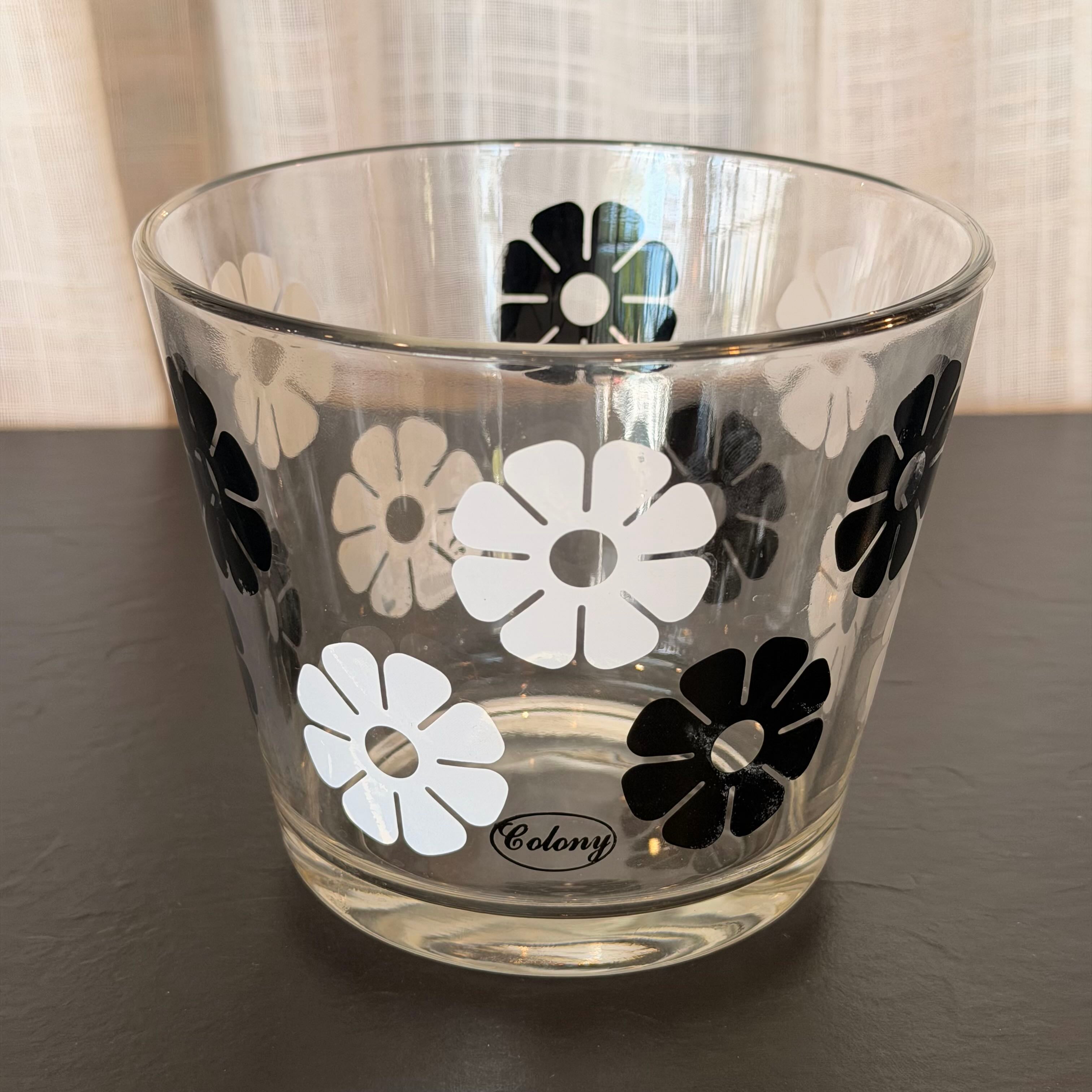 Colony Black and White Floral Bar set