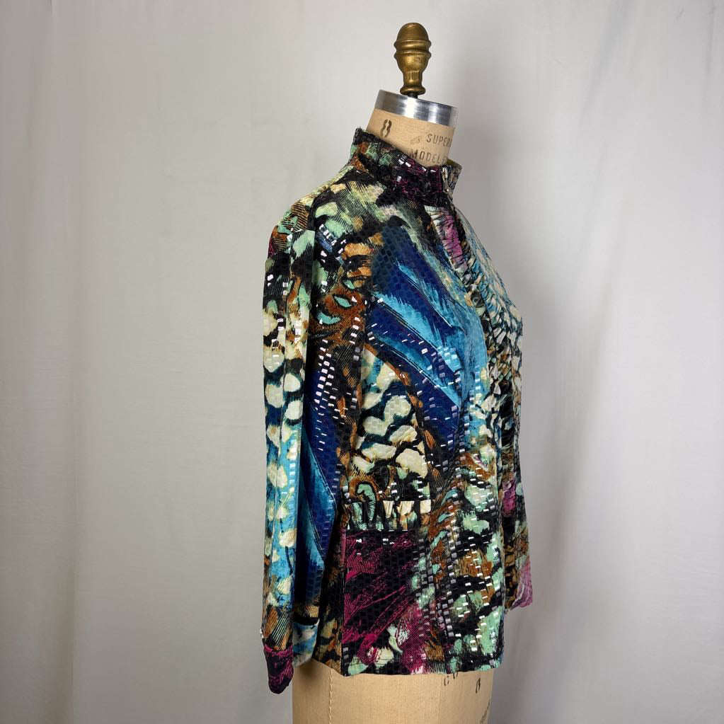 Multi-color Sequin Blazer