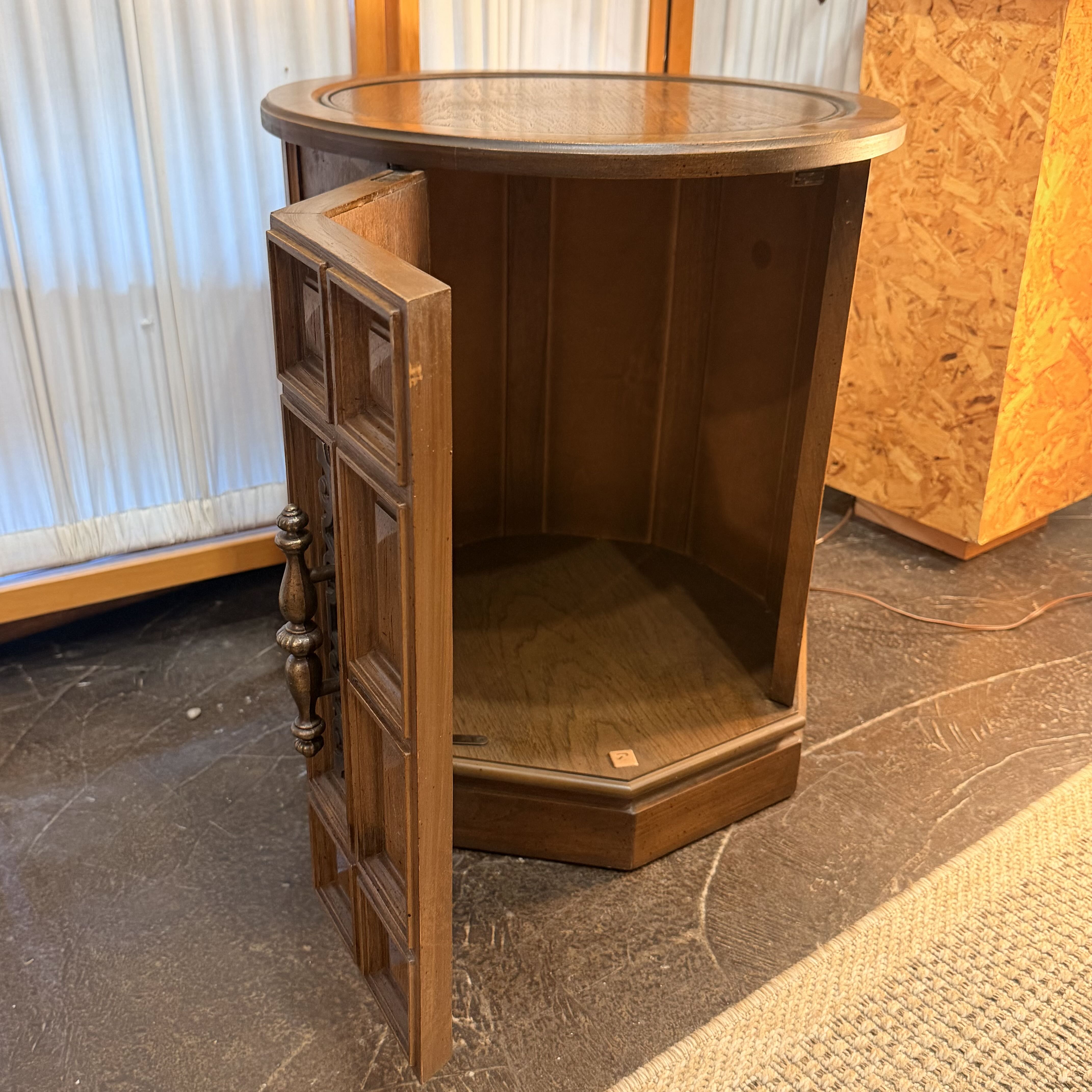 Octagon Table w/ Door & Storage