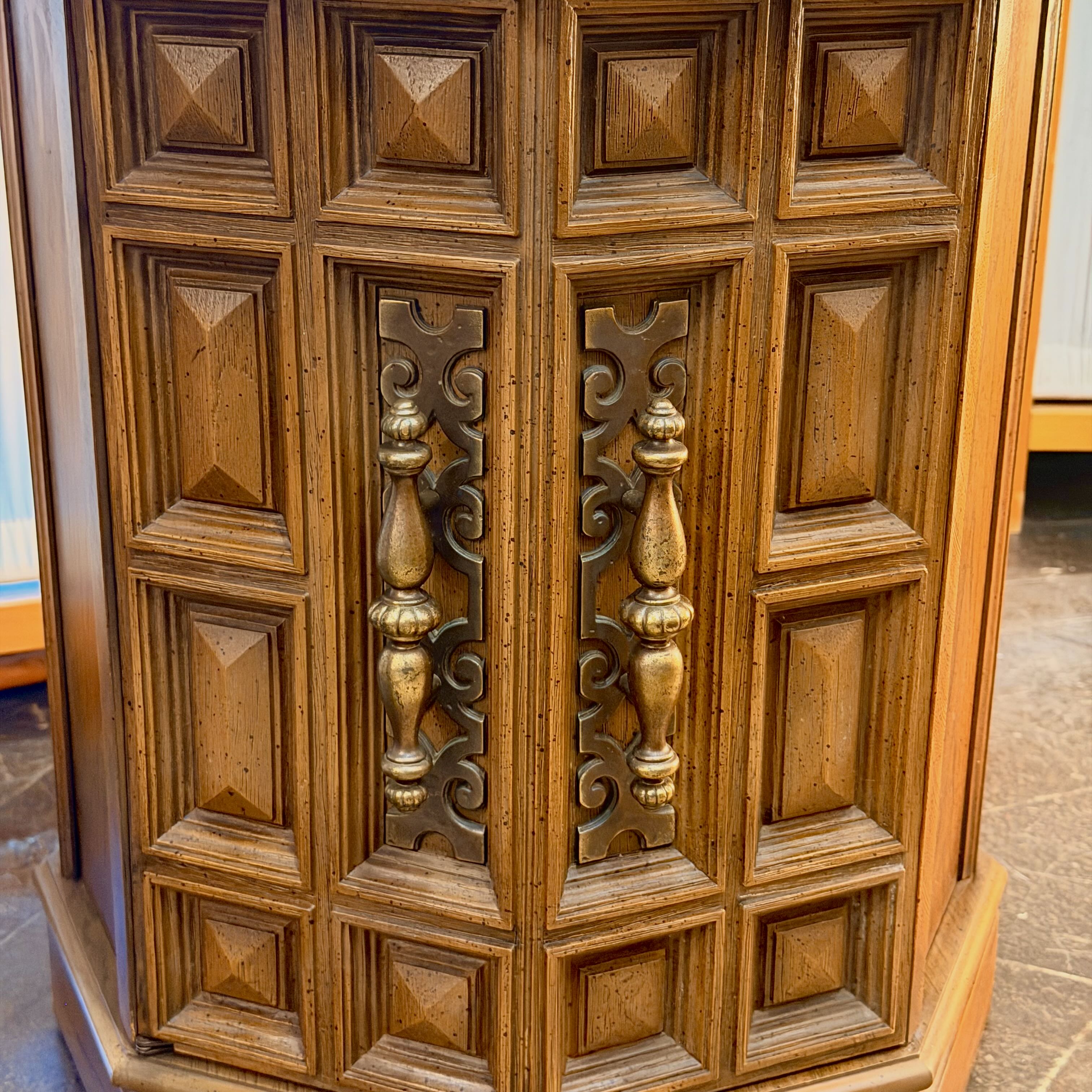 Octagon Table w/ Door & Storage