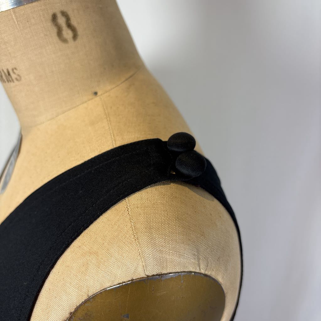 90s Black Sleeveless Dress