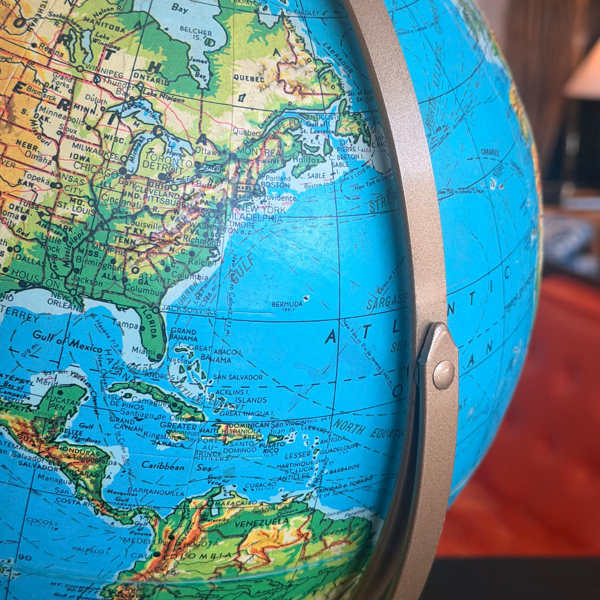 Vintage Weber Costello Globe