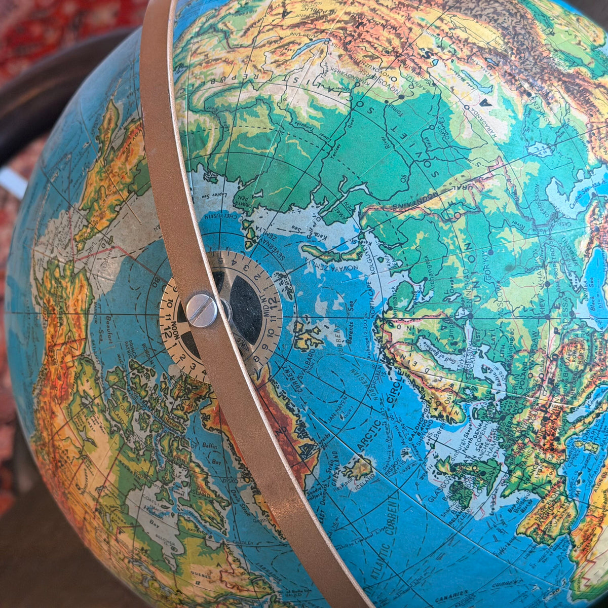 Vintage Weber Costello Globe