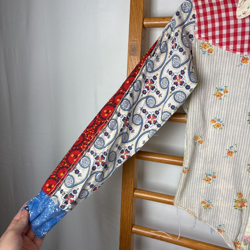 1970s Shirtlings Patchwork L/S Shirt