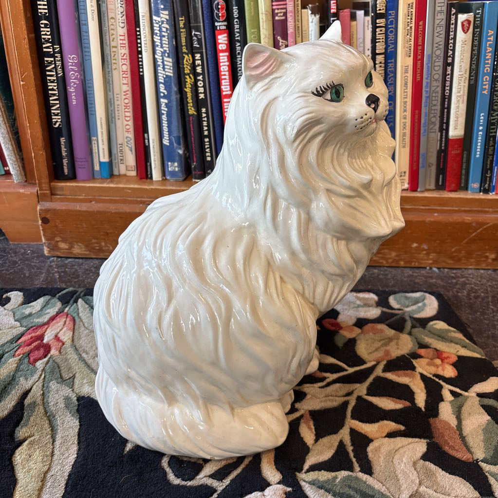 Vintage Large Ceramic Persian Cat