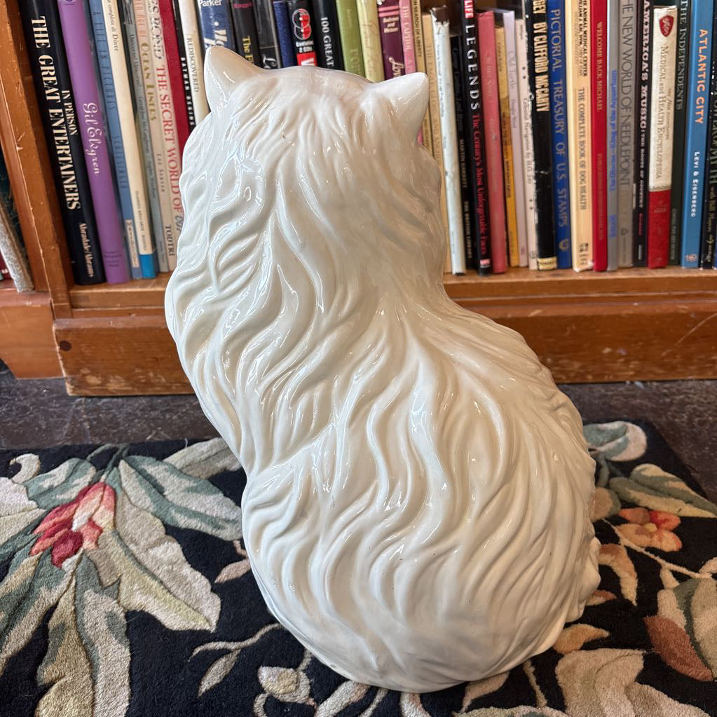 Vintage Large Ceramic Persian Cat