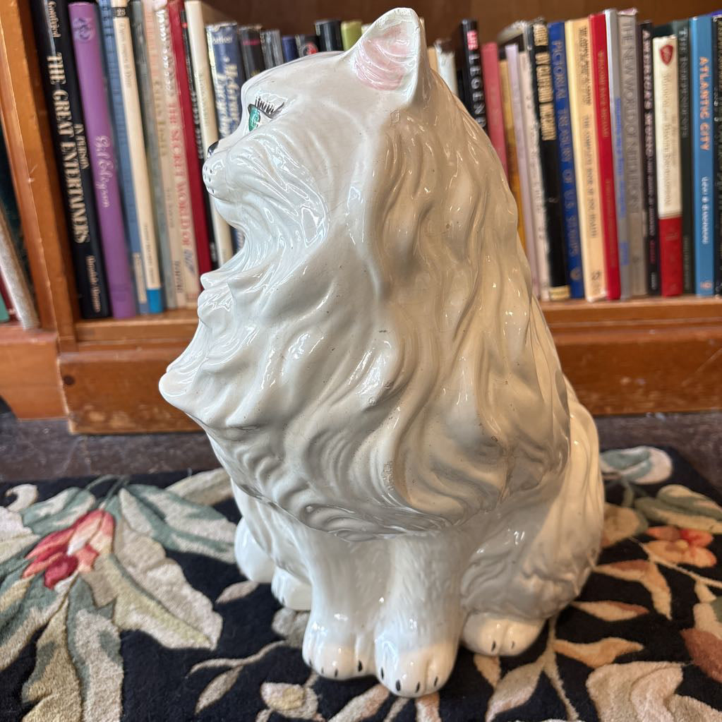 Vintage Large Ceramic Persian Cat