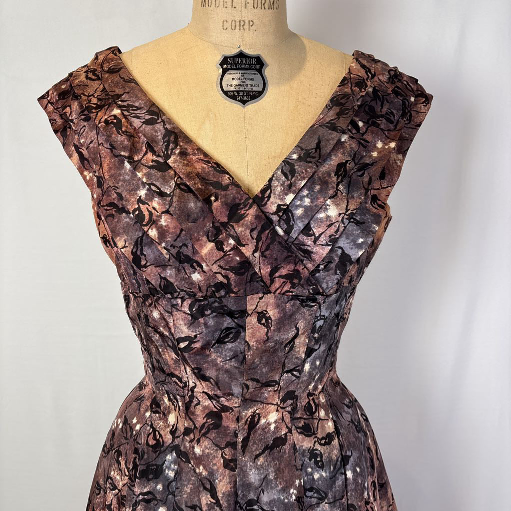 50s Abstract Fit & Flare
