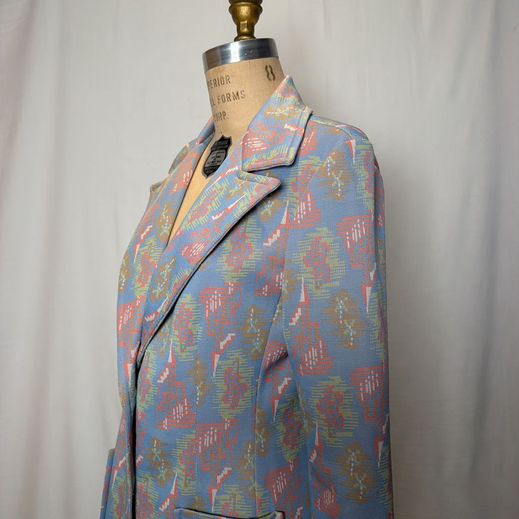 70s That Girl Double Knit Blazer